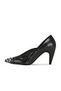 view 6 of 5 Luza Pump in Black & Zebra