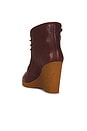 view 4 of 5 Cylia Wedge Boot in Dark Brown