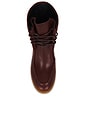 view 5 of 5 Cylia Wedge Boot in Dark Brown