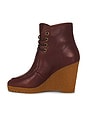 view 6 of 5 Cylia Wedge Boot in Dark Brown