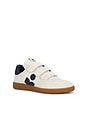 view 2 of 6 Beth Sneaker in Ecru & Dark Blue