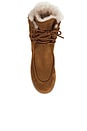 view 5 of 5 Cylia Shearling Wedge Boot in Cognac