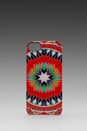view 1 of 3 Mara Hoffman iPhone 5 Snap Case in Pow Wow Cream/Magenta in Pow Wow Cream & Magenta