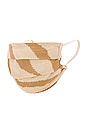 view 1 of 3 Woven Face Covering in Golden Zebra