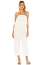 view 1 of 3 Seychelle Strapless Pleated Jumpsuit in Bone