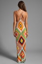 view 4 of 6 Syra Crochet Maxi Dress in Gold Mix