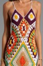 view 5 of 6 Syra Crochet Maxi Dress in Gold Mix