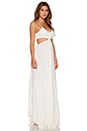 view 2 of 3 Innocence Cutaway Maxi Dress in White
