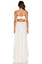 view 3 of 3 Innocence Cutaway Maxi Dress in White