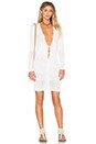 view 2 of 4 Deja Long Sleeve Dress in White