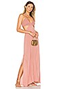 view 1 of 3 МАКСИ ПЛАТЬЕ С РАЗРЕЗОМ BLAZE in Dusty Rose