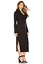view 3 of 4 Cappuccino Cowl Neck Dress in Black