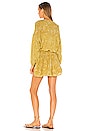 view 4 of 4 Sashi Printed Blouson Mini Dress in Saffron Batik