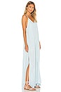 view 2 of 3 Rain Simple Spaghetti Strap Maxi Dress in Ice