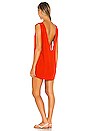 view 4 of 4 Pella Plunge Mini Dress in Fire