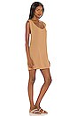 view 3 of 3 Pella Plunge Mini Dress in Mocha