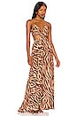 view 1 of 3 Innocence Cutaway Maxi Dress in Sahara