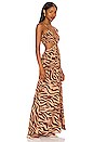 view 2 of 3 Innocence Cutaway Maxi Dress in Sahara