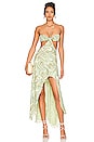 view 1 of 4 Misha Bandeau Maxi Dress in Imagine Green