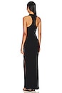 view 4 of 4 VESTIDO LARGO DE TIRANTES JIMMY in Black