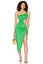 view 1 of 4 Sydney One Shoulder Maxi Dress in Parakeet