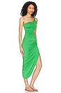 view 2 of 4 Sydney One Shoulder Maxi Dress in Parakeet