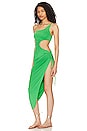 view 3 of 4 Sydney One Shoulder Maxi Dress in Parakeet
