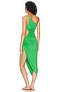view 4 of 4 Sydney One Shoulder Maxi Dress in Parakeet