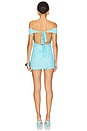 view 3 of 3 Benito Mini Dress in Blue Lagoon