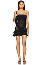 view 1 of 4 Bonnie Crochet Bandeau Mini Dress in Black