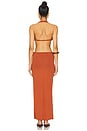 view 3 of 3 Isla Solid Braided Maxi Dress in Rum
