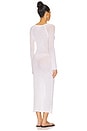 view 4 of 4 Jolene Button Front Duster in White