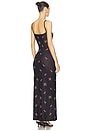 view 3 of 3 Blaire Embroidered Maxi Tank Dress in Black