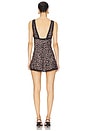 view 3 of 4 Cindy Mini Slip Dress in Leopard
