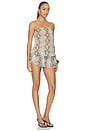 view 2 of 3 Izzy Printed Drop Waist Mini Dress in Python