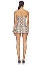 view 3 of 3 Izzy Printed Drop Waist Mini Dress in Python