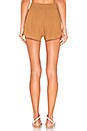 view 3 of 4 Palm Wrap Short in Caramel
