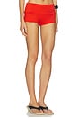 view 2 of 6 Kayla Roll Band Hotpant in Caliente