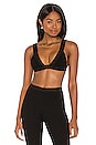 view 1 of 4 Lente Solid Bold Triangle Bra in Black