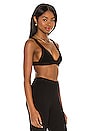 view 2 of 4 Lente Solid Bold Triangle Bra in Black