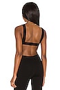 view 3 of 4 Lente Solid Bold Triangle Bra in Black