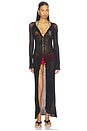 view 1 of 4 Jolene Button Front Duster in Black