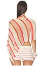 view 5 of 6 Gia Stripe Handknit Shawl in Mix Stripe