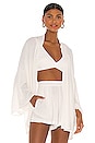 view 1 of 5 Kumala Solid Kimono in Ivory