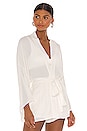 view 3 of 5 Kumala Solid Kimono in Ivory