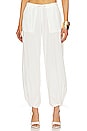 view 1 of 5 Jean Parachute Pant in White