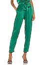 view 1 of 4 PANTALON AGENT in Emerald