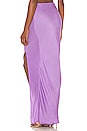 view 3 of 4 Mint Solid Bias Maxi Skirt in Violet