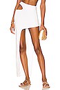 view 1 of 5 Aja Cutout Skirt in White