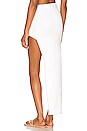 view 4 of 5 Aja Cutout Skirt in White